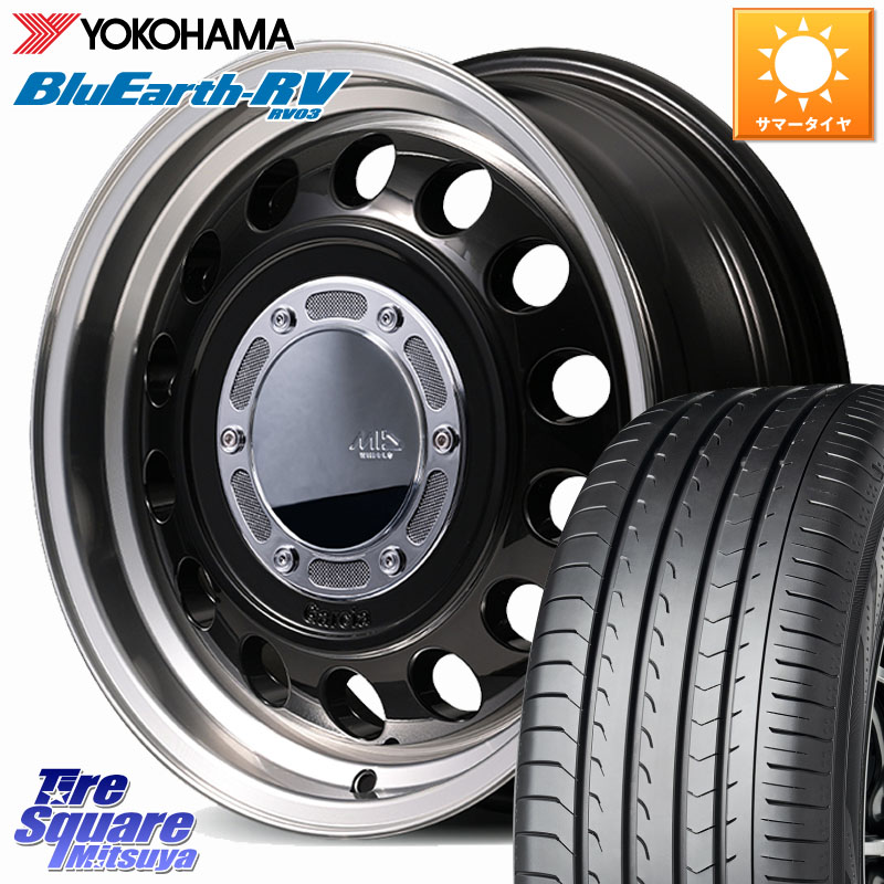 YOKOHAMA ブルーアース ミニバン RV03 RV-03 ヨコハマ 185/65R15MANARAY MID GARCIA CISCO Type2 ホイール 15インチ 15X5.5J 40 5穴 100 10系シエンタ トレジア|タイヤスクエアミツヤ