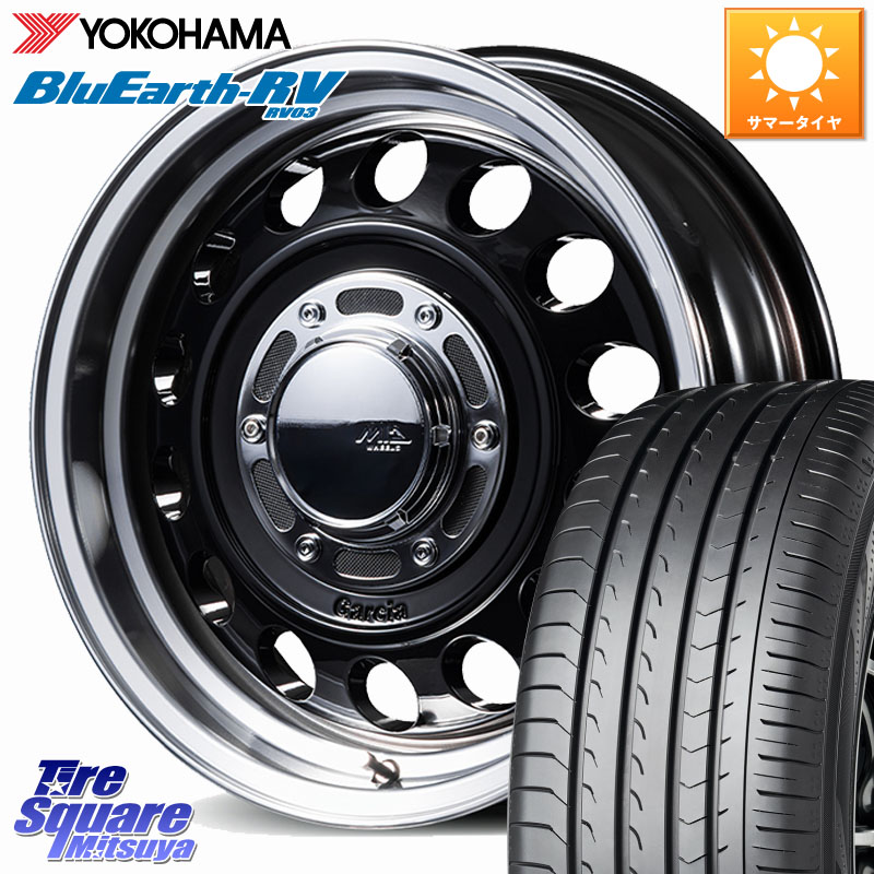 YOKOHAMA ブルーアース ミニバン RV03 RV-03 ヨコハマ 215/65R16MANARAY MID GARCIA CISCO Type2 ホイール 16インチ 16X5.5J 20 5穴 139.7 ジムニー専用(要オーバーフェンダー等) AZオフロード カスタムサイズ｜タイヤスクエアミツヤ 95,348円