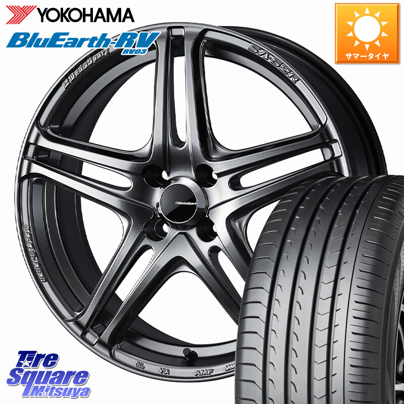 YOKOHAMA ブルーアース ミニバン RV03 RV-03 ヨコハマ 215/65R16WEDS WedsSport SA-52R SA52R ウェッズ スポーツ ホイール 16インチ 16X6.5J 42 4穴 100 ロッキー ガソリン車 4穴 ライズ ガソリン車 4穴｜タイヤスクエアミツヤ