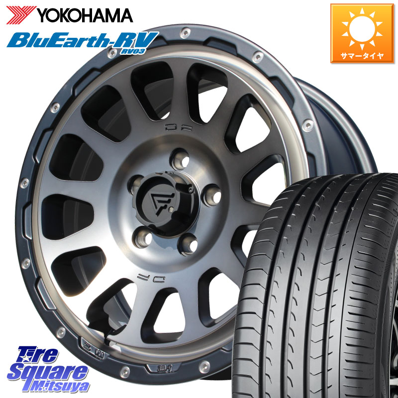 DELTA FORCE デルタフォース オーバル 16インチ 16 X 7.0J +35 5穴 114.3 YOKOHAMA ブルーアース ミニバン RV03 RV-03 ヨコハマ 215/60R16