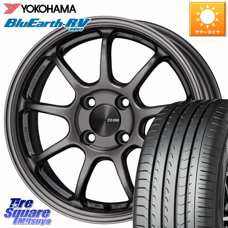YOKOHAMA ブルーアース ミニバン RV03 RV-03 ヨコハマ 205/55R16ENKEI PerformanceLine PF09 ホイール 16インチ 16X6.5J 38 4穴 100 MAZDA2|タイヤスクエアミツヤ