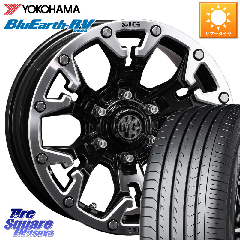 CRIMSON クリムソン GOLEM ゴーレム 16インチ ◇参考画像 16 X 7.0J +35 5穴 114.3 YOKOHAMA ブルーアース ミニバン RV03 RV-03 ヨコハマ 205/65R16