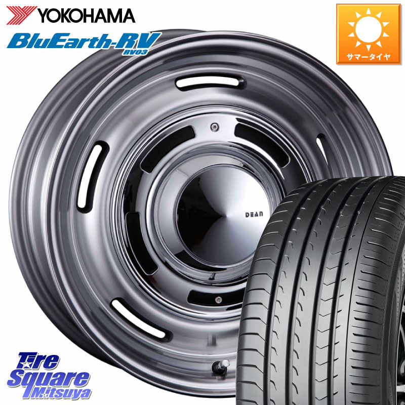 CRIMSON ディーン クロスカントリー グレー 17インチ 17 X 7.0J +38 5穴 114.3 YOKOHAMA ブルーアース ミニバン RV03 RV-03 ヨコハマ 215/50R17 プリウスアルファ リーフ