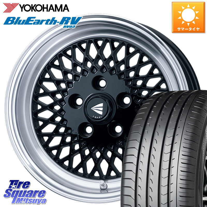 YOKOHAMA ブルーアース ミニバン RV03 RV-03 ヨコハマ 205/65R15ENKEI エンケイ NEO CLASSIC ENKEI92 15インチ 15X7.0J 38 5穴 114.3｜タイヤスクエアミツヤ
