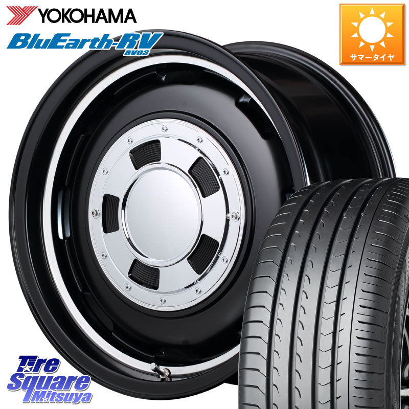 MANARAY MID Garcia CISCO ガルシア シスコ 16インチ 16 X 5.5J +20 5穴 139.7 YOKOHAMA ブルーアース ミニバン RV03 RV-03 ヨコハマ 215/65R16 ジムニー専用(要オーバーフェンダー等)