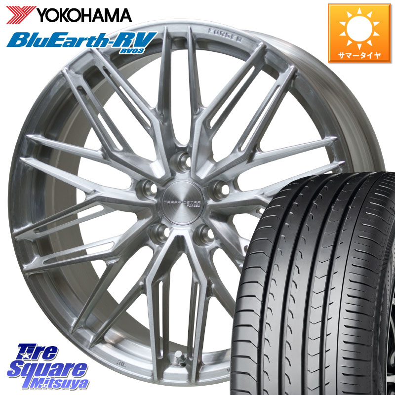 YOKOHAMA ブルーアース ミニバン RV03 RV-03 ヨコハマ 245/40R19HotStuff TSF-03 BRS トラフィックスターフォージド 19インチ 19X8.0J 42 5穴 114.3 カローラクロス セルシオ スカイラインセダン 日産 シーマ 日産 フーガ FUGA 日産|タイヤスクエアミツヤ