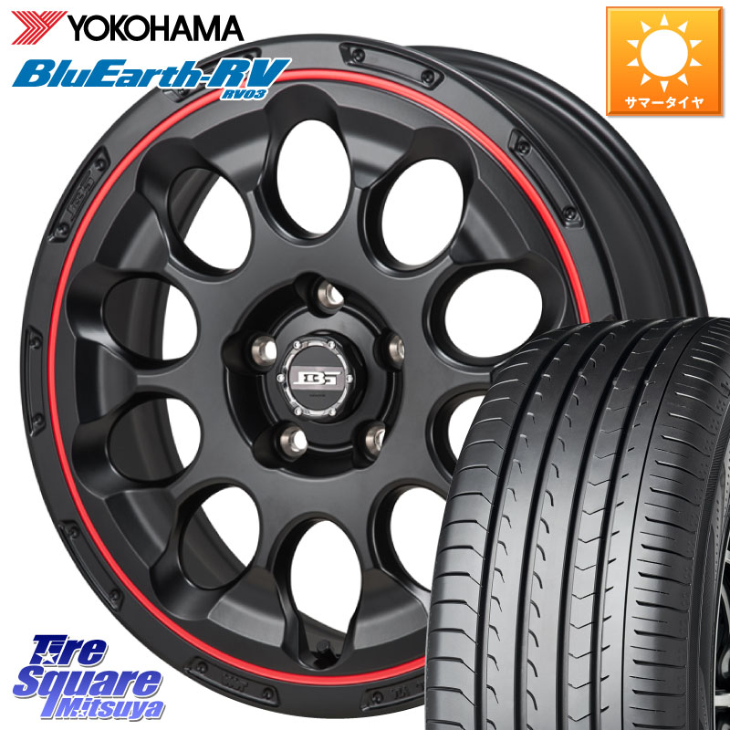 YOKOHAMA ブルーアース ミニバン RV03 RV-03 ヨコハマ 225/60R17Japan三陽 ボトムガルシア CHRONO クロノ BKRED 17X7.0J 45 5穴 114.3 ZR-V SL系フォレスター レイバック SK系フォレスター eビターラ エクストレイル X-TRAIL 日産 RAV4 20系|タイヤスクエアミツヤ