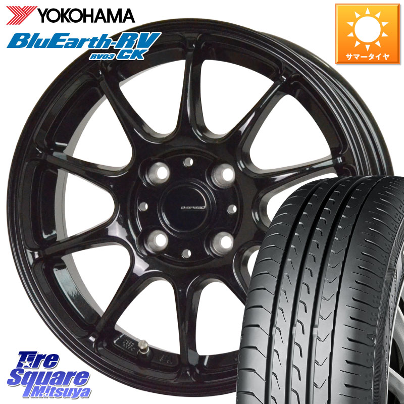 YOKOHAMA ブルーアース コンパクト RV03CK RV-03CK ヨコハマ 165/65R14HotStuff G.SPEED G-07 ホイール 14インチ ジースピード 14X5.0J 38 4穴 100 M900系タンク/ルーミー 700系パッソ ダイハツ トールM900S・M910S ジャスティ(M900/910F) ブーン BOON ルーミー パッ｜タイヤスクエアミツヤ