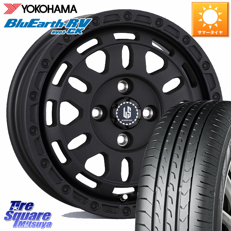 阿部商会 LA STRADA DISCOVER ホイール 15インチ 15 X 4.5J +45 4穴 100 YOKOHAMA ブルーアース 軽自動車 RV03CK RV-03CK ヨコハマ 165/55R15 デリカミニ2WD タント スペーシア サクラ