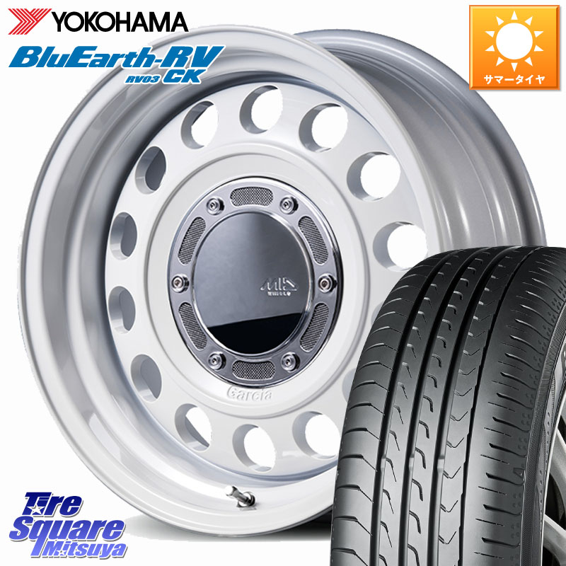 YOKOHAMA ブルーアース コンパクト RV03CK RV-03CK ヨコハマ 165/60R14MANARAY MID GARCIA CISCO Type2 ホイール 14インチ 14X4.5J 45 4穴 100 トッポBJ エブリイ ワゴン|タイヤスクエアミツヤ