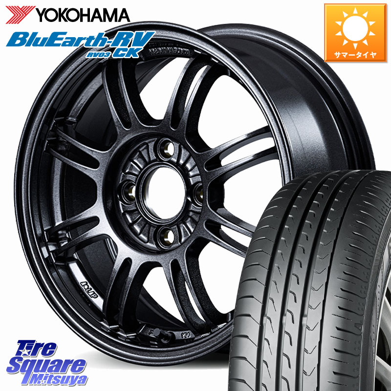 RAYS 【欠品次回5~6月】 A･LAP 軽自動車専用 ホイール 14インチ 14 X 6.0J +40 4穴 100 YOKOHAMA ブルーアース コンパクト RV03CK RV-03CK ヨコハマ 185/70R14