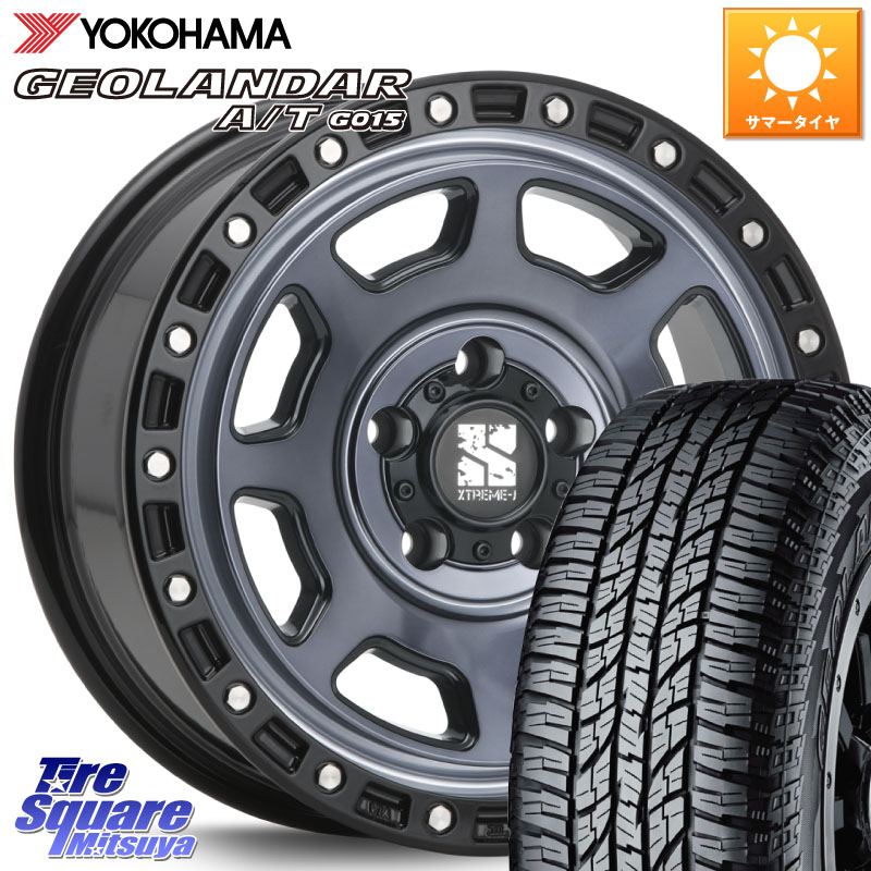 MLJ XJ07 XTREME-J 5H IND JEEP エクストリームJ 17インチ 17 X 8.0J +38 5穴 127 YOKOHAMA R1139 GEOLANDAR AT G015 A/T アウトラインホワイトレター ヨコハマ 285/70R17 クライスラー ジープ ラングラー JK系 クライスラー ジープ ラングラー JL系