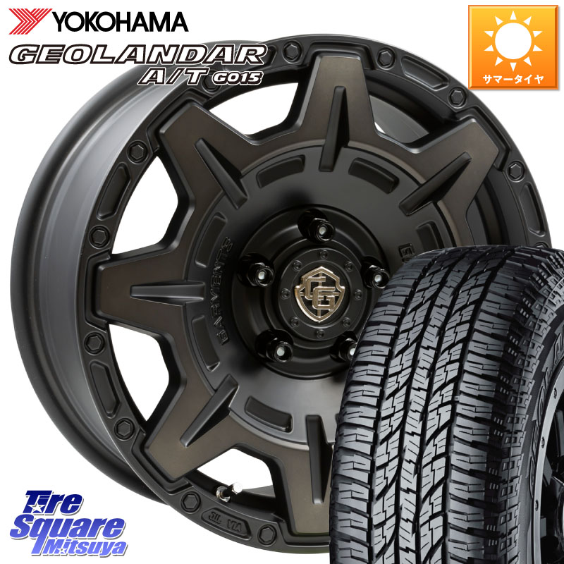 WEDS CROSS OVER GARMENTS StyleM 16インチ 16 X 7.0J +35 5穴 114.3 YOKOHAMA E4453 GEOLANDAR G015 AT A/T アウトラインホワイトレター ヨコハマ 225/75R16