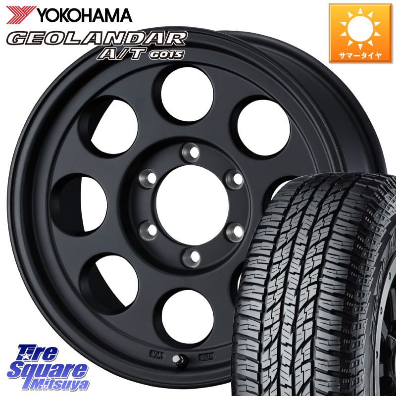 WEDS JIMLINE TYPE2 ※インセット-5 16インチ ジムライン 16 X 6.5J +0 6穴 139.7 YOKOHAMA R2241 GEOLANDAR AT G015 A/T ブラックレター ヨコハマ 215/80R16