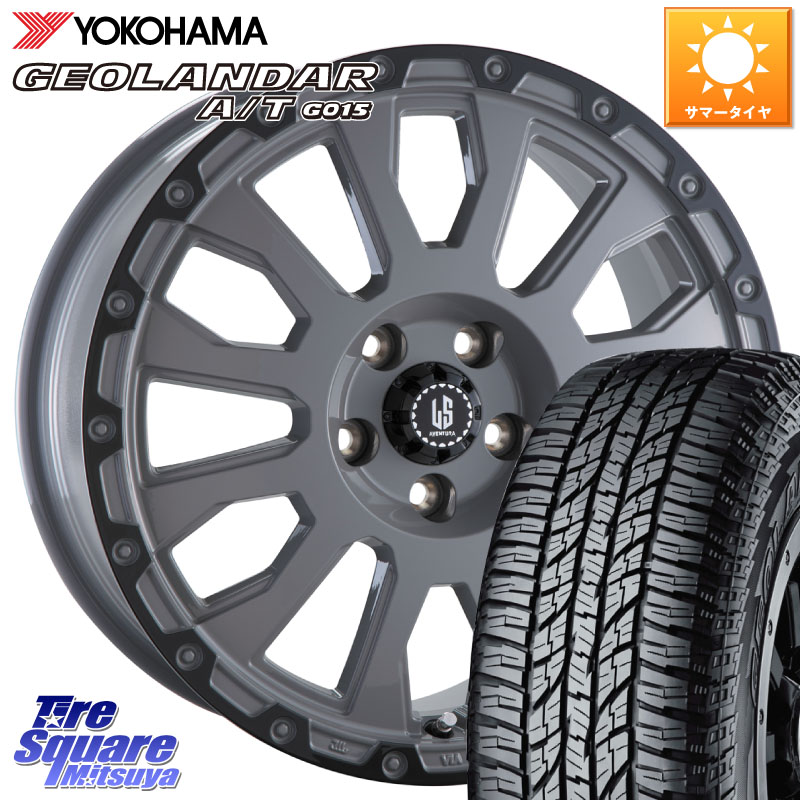 阿部商会 LA STRADA AVENTURA アヴェンチュラ 16インチ 16 X 7.0J +42 5穴 114.3 YOKOHAMA E4453 GEOLANDAR G015 AT A/T アウトラインホワイトレター ヨコハマ 225/75R16