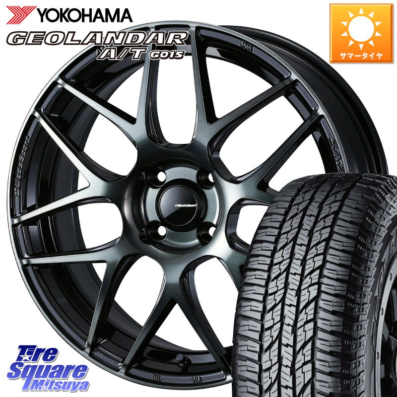 WEDS 74157 SA-27R ウェッズ スポーツ WBC ホイール 15インチ 15 X 5.0J +45 4穴 100 YOKOHAMA R6993 GEOLANDAR AT G015 A/T ブラックレター ヨコハマ 165/55R15 N-BOX タント スペーシア サクラ