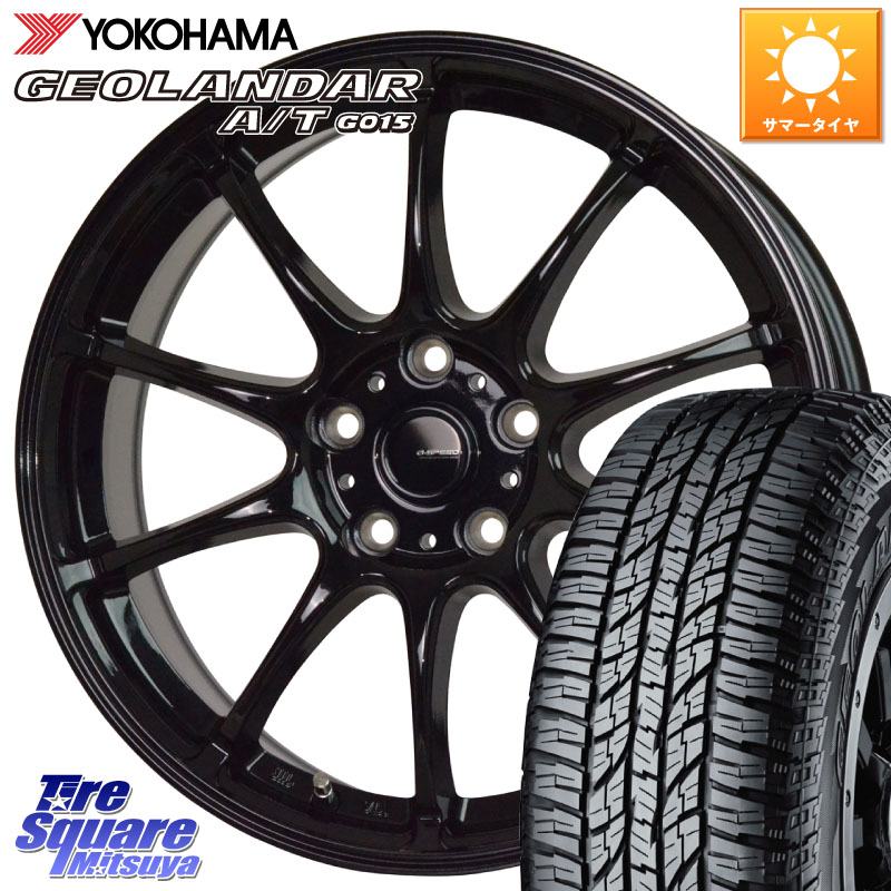 YOKOHAMA R0477 GEOLANDAR G015 AT A/T アウトラインホワイトレター ヨコハマ 255/70R16HotStuff G.SPEED G-07 ホイール 16インチ ジースピード 16X6.5J 38 5穴 114.3 RAV4 50系 カスタム｜タイヤスクエアミツヤ