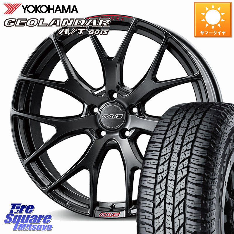 RAYS HOMURA 2x7FT SPORT EDITION ホイール 17インチ 17 X 7.0J +50 5穴 100 YOKOHAMA R6211 GEOLANDAR G015 AT A/T アウトラインホワイトレター ヨコハマ 225/60R17 GT系スバルXV