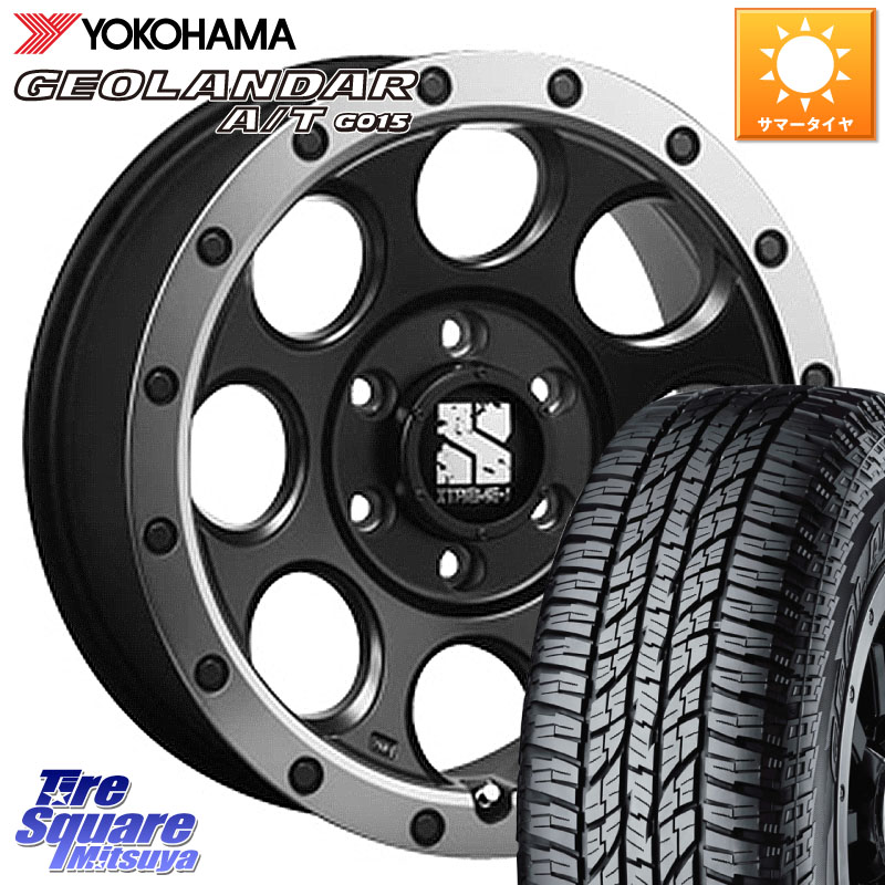 MLJ XJ03 エクストリームJ XTREME-J ホイール 17インチ 17 X 8.0J +20 6穴 139.7 YOKOHAMA R1139 GEOLANDAR AT G015 A/T アウトラインホワイトレター ヨコハマ 285/70R17