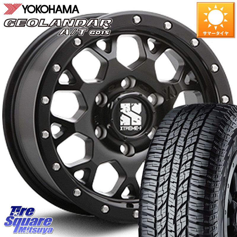 MLJ XJ04 XTREME-J エクストリームJ ホイール 17インチ 17 X 8.0J +20 6穴 139.7 YOKOHAMA R1139 GEOLANDAR AT G015 A/T アウトラインホワイトレター ヨコハマ 285/70R17