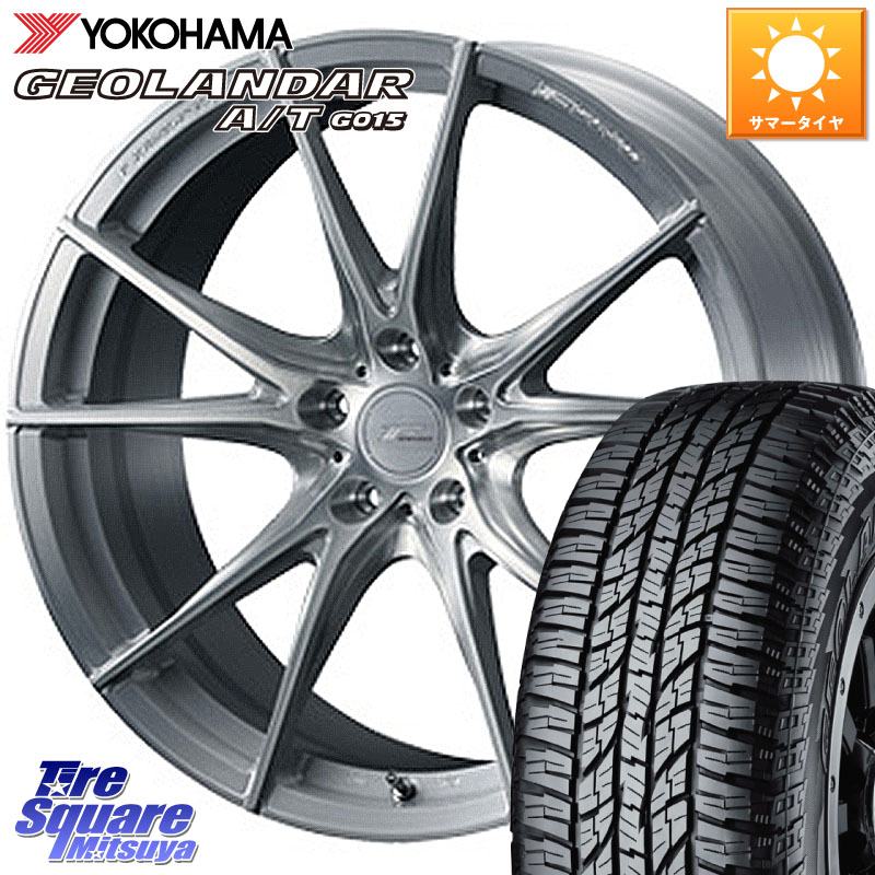 WEDS F ZERO FZ-2 FZ2 鍛造 FORGED ホイール18インチ エフゼロ 18 X 7.5J +38 5穴 114.3 YOKOHAMA R6994 GEOLANDAR AT G015 A/T ブラックレター ヨコハマ 225/50R18 10系カローラクロス