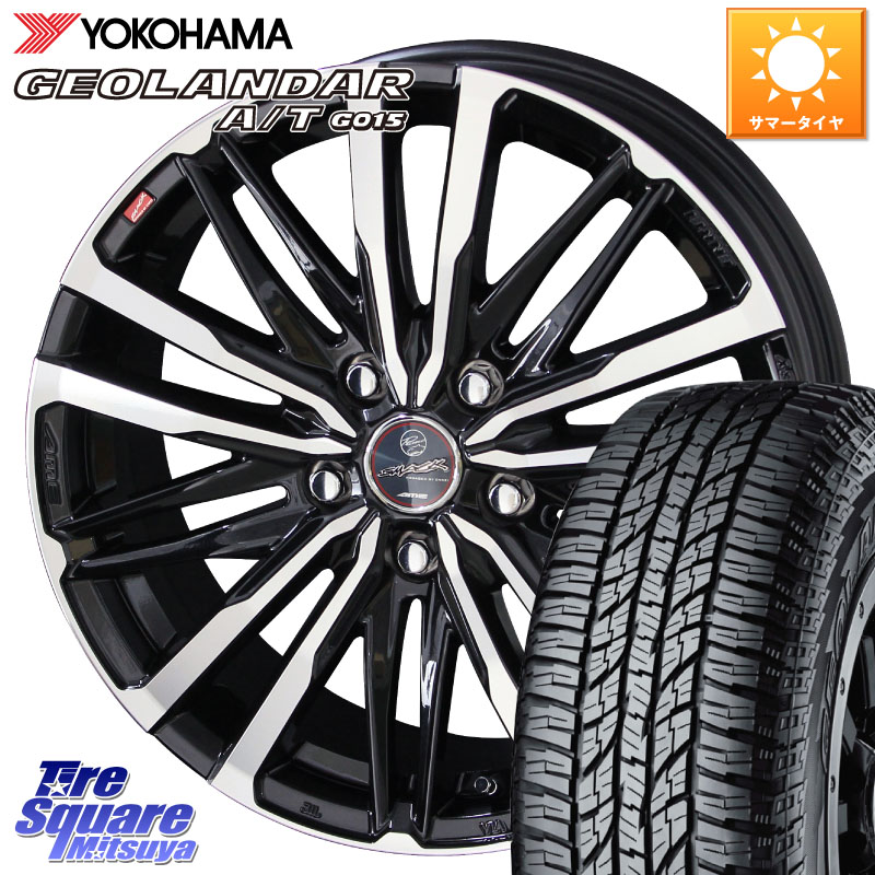 KYOHO SMACK CREST スマック クレスト ホイール 4本 16インチ 16 X 6.5J +38 5穴 114.3 YOKOHAMA E4453 GEOLANDAR G015 AT A/T アウトラインホワイトレター ヨコハマ 225/75R16