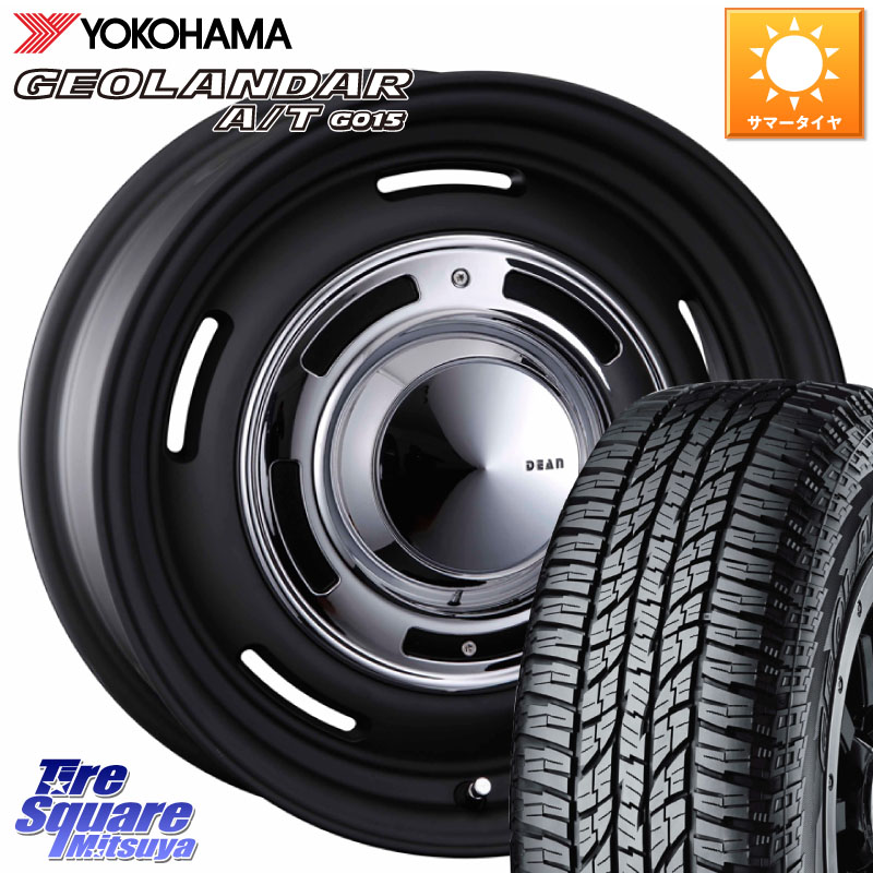 YOKOHAMA R0477 GEOLANDAR G015 AT A/T アウトラインホワイトレター ヨコハマ 255/70R16CRIMSON ディーン クロスカントリー ホイール 16インチ 16X6.5J 38 5穴 114.3 RAV4 50系 カスタム｜タイヤスクエアミツヤ