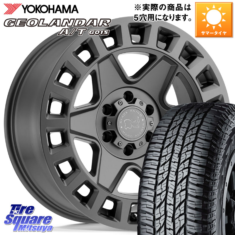 BLACK RHINO YORK ブラックライノ ヨーク GM 17インチ ブラックライノ 17 X 8.0J +35 5穴 114.3 YOKOHAMA R6211 GEOLANDAR G015 AT A/T アウトラインホワイトレター ヨコハマ 225/60R17 30系アルファード 30系ヴェルファイア