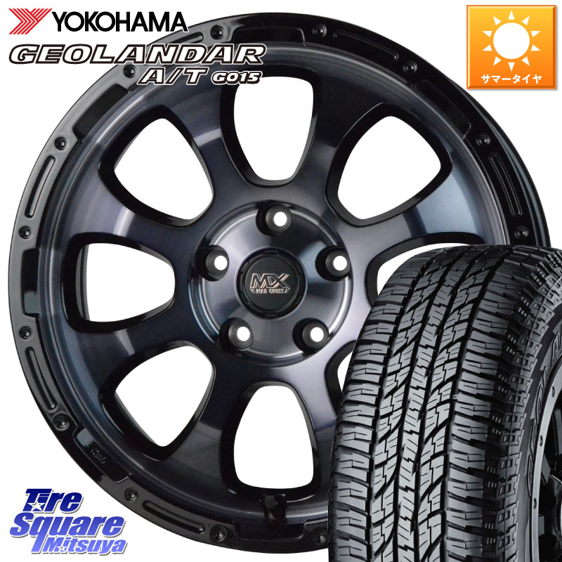 HotStuff マッドクロス GRACE グレイス BKC 5H 在庫● ホイール 17インチ ★サマーセール★ 17 X 7.0J +38 5穴 114.3 YOKOHAMA R6211 GEOLANDAR G015 AT A/T アウトラインホワイトレター ヨコハマ 225/60R17 30系アルファード 30系ヴェルファイア デリカD:5 SL系フォレ