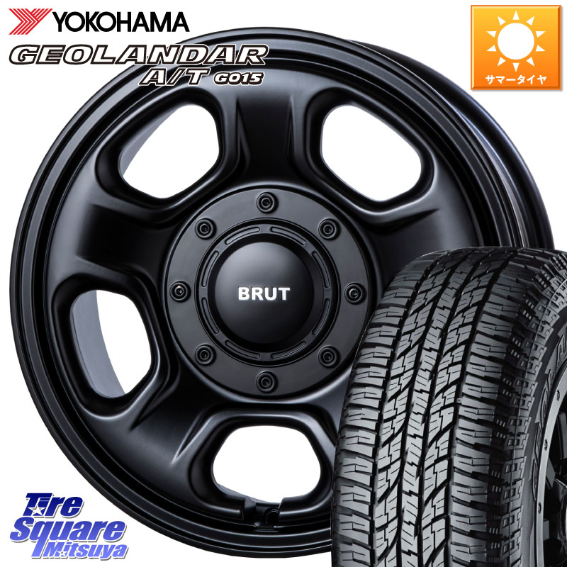 BRUT ブルート BR-33 BR33 ホイール 16インチ 16 X 6.5J +30 5穴 114.3 YOKOHAMA E4453 GEOLANDAR G015 AT A/T アウトラインホワイトレター ヨコハマ 225/75R16 100,221円