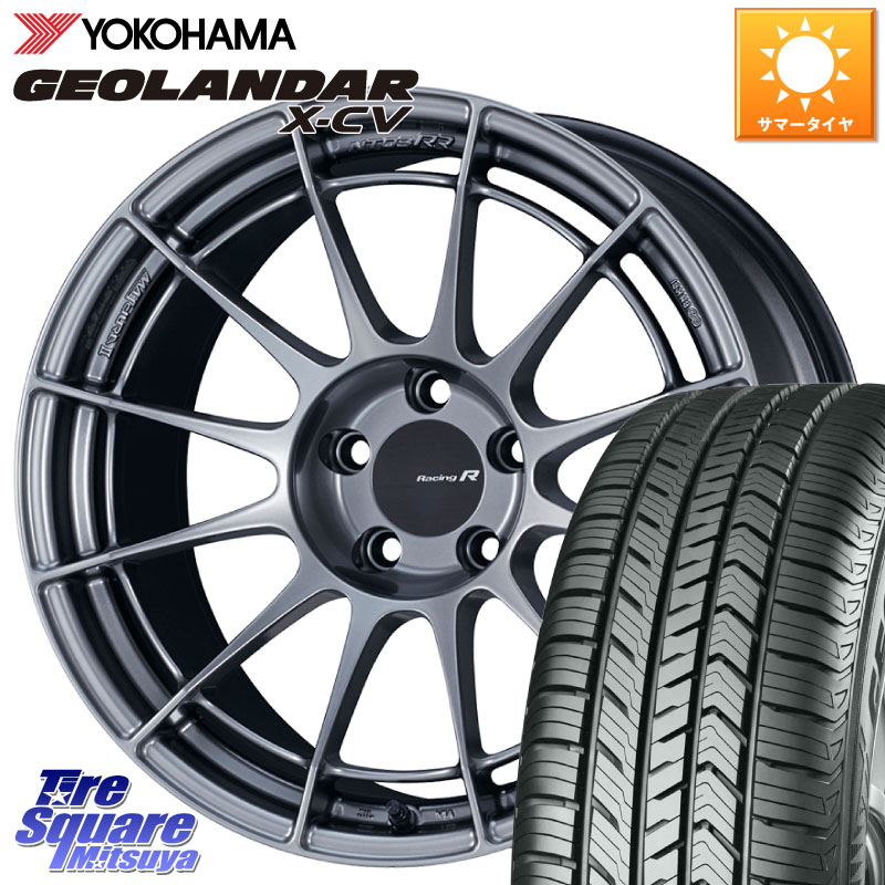 ENKEI エンケイ Racing Revolution NT03RR ホイール 18 X 9.0J +40 5穴 114.3 YOKOHAMA R4531 GEOLANDAR X-CV G057 ヨコハマ 255/55R18 アウトランダーPHEV