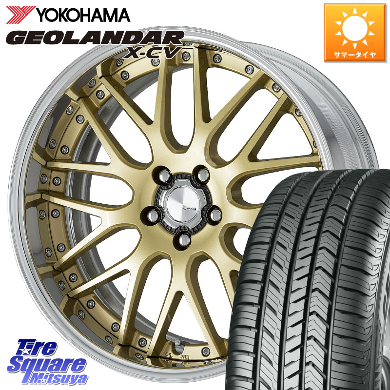 YOKOHAMA R4535 GEOLANDAR X-CV G057 ヨコハマ 255/55R19WORK Lanvec LM1 O Disk 19インチ 2ピース 19X7.5J 30 5穴 114.3 RX レクサス｜タイヤスクエアミツヤ