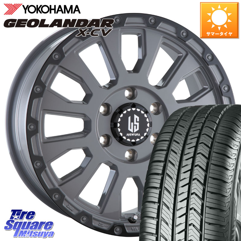 YOKOHAMA R4543 GEOLANDAR X-CV G057 ヨコハマ 265/50R20阿部商会 LA STRADA AVENTURA アヴェンチュラ 20インチ 20X8.5J 22 6穴 139.7 GUN226ハイラックス 150系プラド ランクル[FJ] トライトンGSR GUN125ハイラックス TUNDRA SEQUIA ランドクルーザー プラド ハイラッ｜タイヤスクエアミツヤ