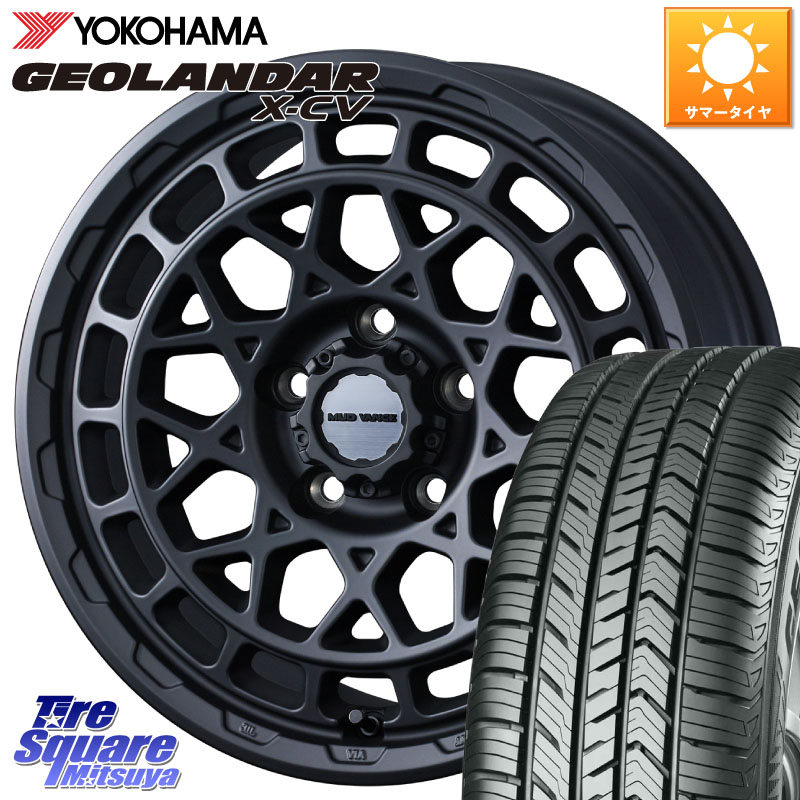 WEDS MUDVANCE X TYPE M ホイール 18インチ マッドヴァンス 18 X 7.5J +35 5穴 114.3 YOKOHAMA R4531 GEOLANDAR X-CV G057 ヨコハマ 255/55R18 アウトランダーPHEV