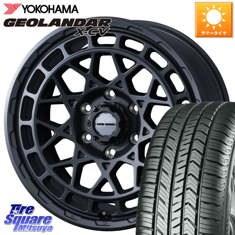 WEDS MUDVANCE X TYPE M ホイール 18インチ マッドヴァンス 18 X 9.0J(M14) +50 6穴 139.7 YOKOHAMA R6037 GEOLANDAR X-CV G057 ヨコハマ 265/70R18 ランクル250