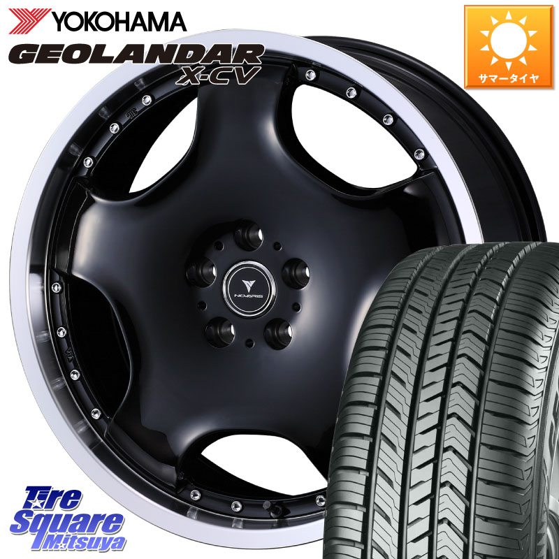 WEDS NOVARIS ASSETE D1 特価● ホイール 19インチ ノヴァリス アセット 19 X 8.0J +45 5穴 114.3 YOKOHAMA R4532 GEOLANDAR X-CV G057 ヨコハマ 255/50R19