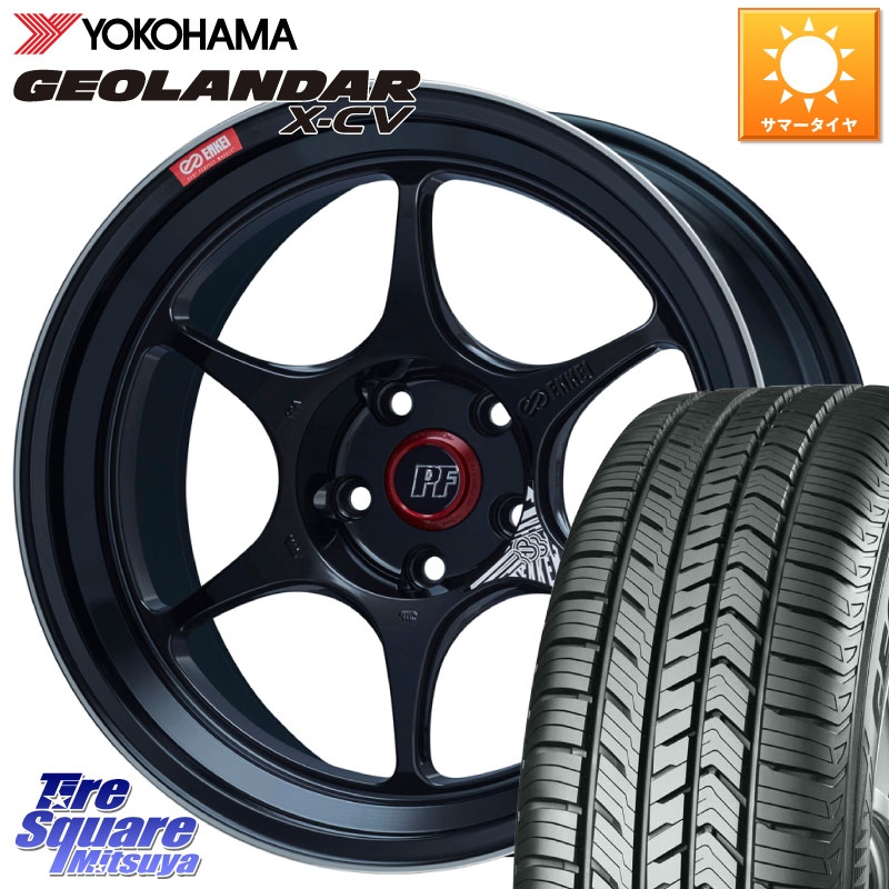 YOKOHAMA R4534 GEOLANDAR X-CV G057 ヨコハマ 235/55R19ENKEI エンケイ PerformanceLine PF06 BK ホイール 19インチ 19X8.5J 42 5穴 114.3 60系RAV4 T33エクストレイル トレイルシーカー ソルテラ RAV4 60系 bZ4X RX レクサス｜タイヤスクエアミツヤ