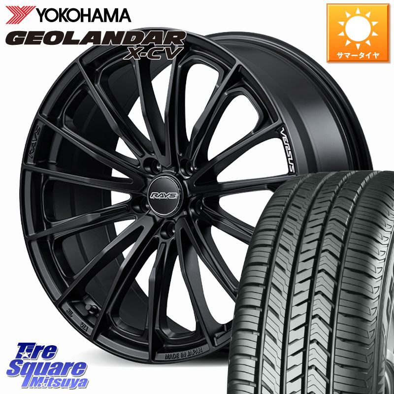 RAYS 【欠品次回5~6月】 VERSUS VOUGE SE ホイール 19インチ 19 X 8.0J +45 5穴 114.3 YOKOHAMA R4532 GEOLANDAR X-CV G057 ヨコハマ 255/50R19