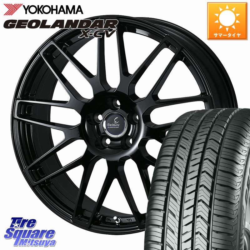 YOKOHAMA R4534 GEOLANDAR X-CV G057 ヨコハマ 235/55R19WEDS Delmore LC.S M14 DSNS仕様(レクサス・トヨタ専用) ホイール 19インチ 19X8.0J(M14B) 40 5穴 114.3 クラウンスポーツ クラウンエステート ソルテラ bZ4X RZ レクサス｜タイヤスクエアミツヤ