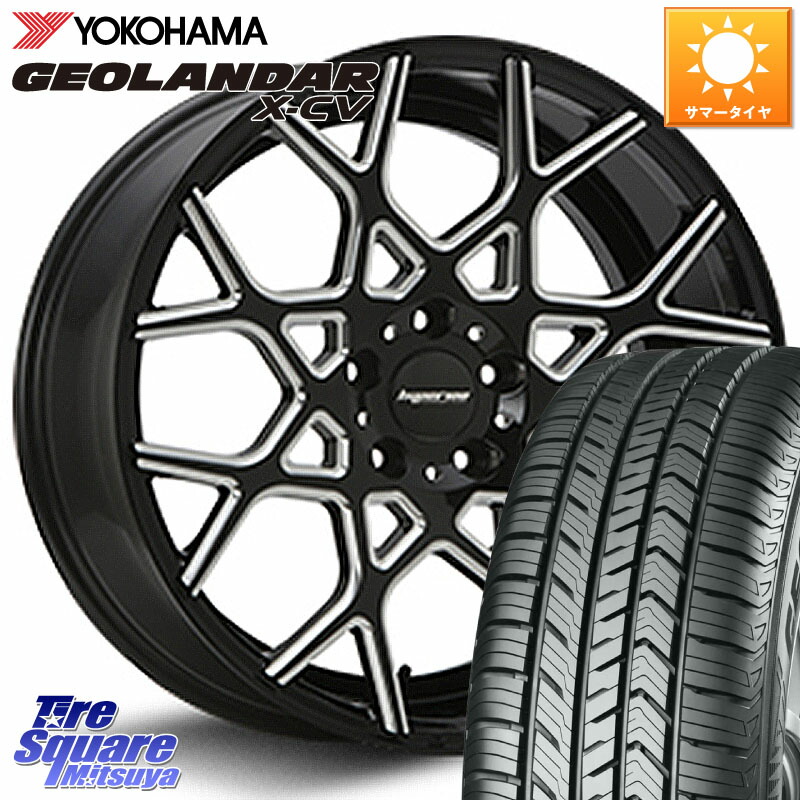 YOKOHAMA R4538 GEOLANDAR X-CV G057 ヨコハマ 235/45R20MLJ huperion ハイペリオン CVZ ホイール 20インチ 20X8.5J 35 5穴 114.3 NX レクサス｜タイヤスクエアミツヤ