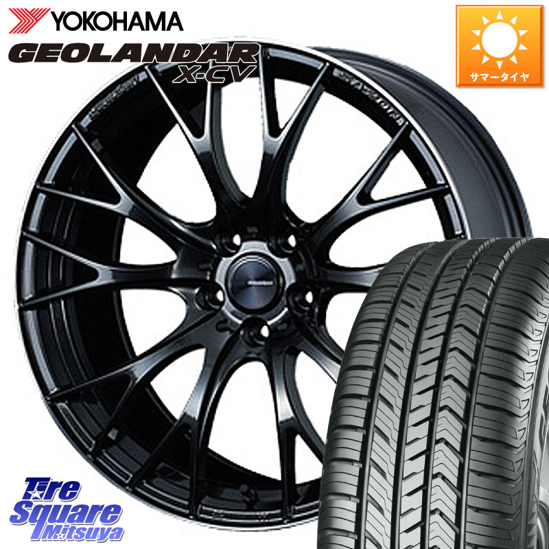 YOKOHAMA R4533 GEOLANDAR X-CV G057 ヨコハマ 235/45R19WEDS WedsSport SA-20R SA20R ウェッズ スポーツ ホイール 19インチ 19X8.5J 38 5穴 114.3 30系アルファード/ヴェルファイア ヴェルファイアハイブリッド ヴェルファイア アルファード｜タイヤスクエアミツヤ