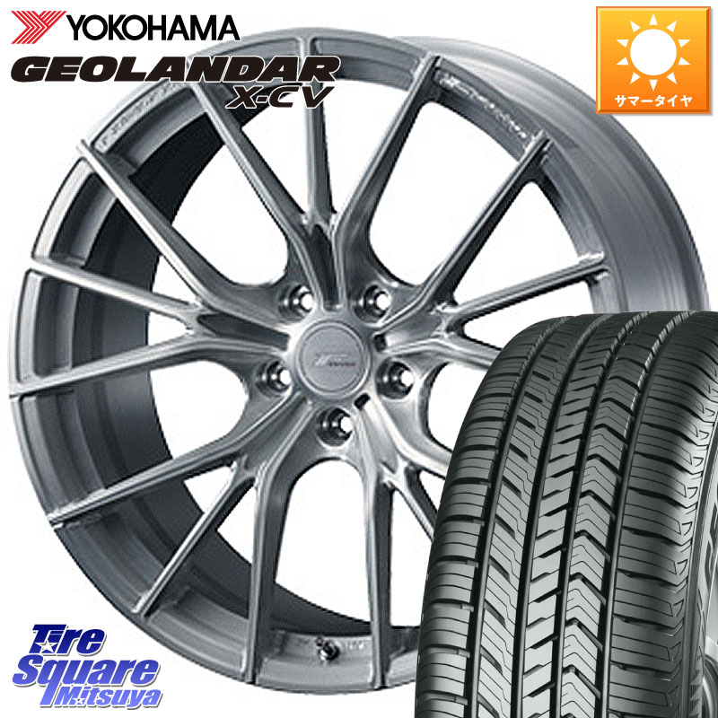 YOKOHAMA R6742 GEOLANDAR X-CV G057 ヨコハマ 245/45R20WEDS F ZERO FZ-1 FZ1 鍛造 FORGED ホイール20インチ エフゼロ 20X8.5J(M14B) 20 5穴 120 30系クラウンセダンハイブリッド・FCEV｜タイヤスクエアミツヤ