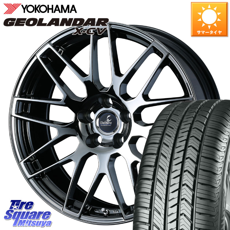 WEDS Delmore デルモア LC.S M14 DSNS仕様(レクサス・トヨタ専用) ホイール 19インチ 19 X 8.0J(M14B) +24 5穴 120 YOKOHAMA R4534 GEOLANDAR X-CV G057 ヨコハマ 235/55R19 新型クラウンセダンハイブリッド・FCEV