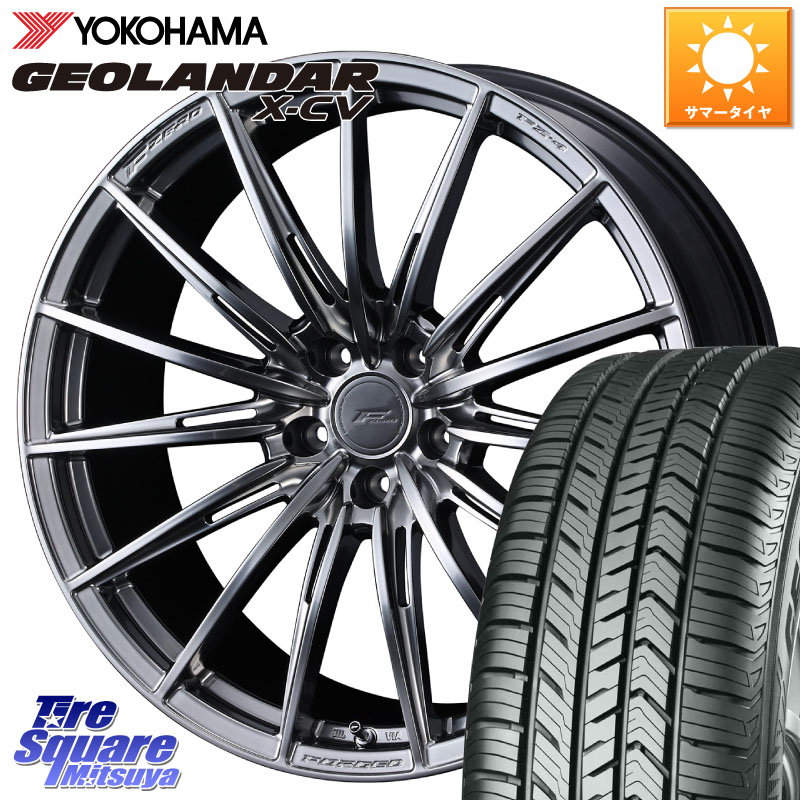 WEDS F ZERO FZ4 FZ-4 鍛造 FORGED 20インチ エフゼロ 20 X 8.5J +48 5穴 114.3 YOKOHAMA R6742 GEOLANDAR X-CV G057 ヨコハマ 245/45R20 CX-5 CX-8 BT5レガシィアウトバック