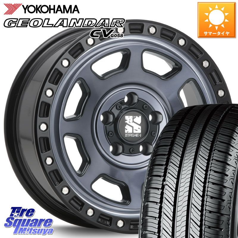 MLJ XJ07 XTREME-J 5H IND エクストリームJ 16インチ 16 X 7.0J +35 5穴 114.3 YOKOHAMA R5724 GEOLANDAR CV G058 ヨコハマ 215/60R16