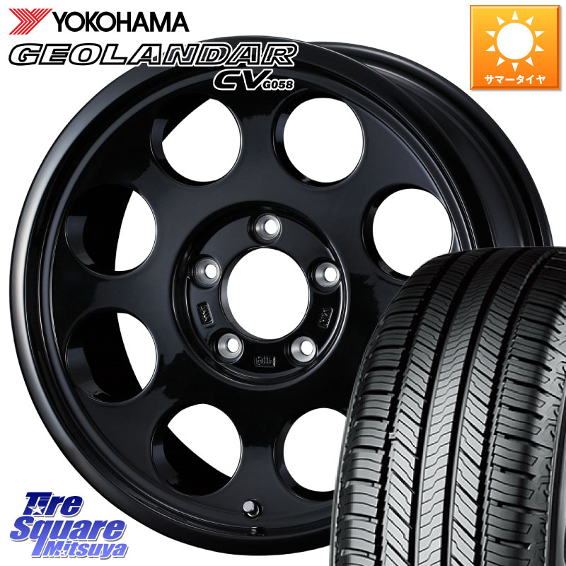 YOKOHAMA R5705 GEOLANDAR CV G058 ヨコハマ 215/70R16WEDS JIMLINE TYPE2 16インチ ジムライン 16X7.0J 38 5穴 114.3 デリカD:5 デリカD:5(26+) エクリプスクロス RVR｜タイヤスクエアミツヤ