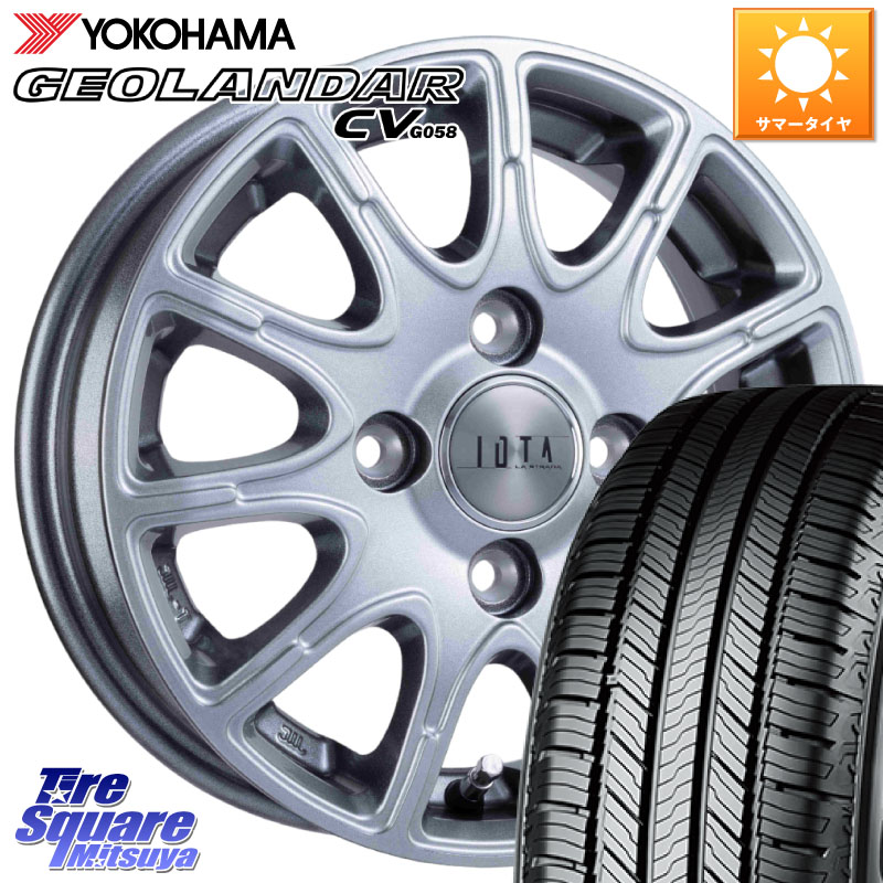 YOKOHAMA R6784 GEOLANDAR CV G058 ヨコハマ 195/65R16阿部商会 TIRADO IOTA イオタ ホイール 16インチ 16X6.0J 42 4穴 100 ライズ/ロッキー(ガソリン車4穴) ロッキー ガソリン車 4穴 REX レックス｜タイヤスクエアミツヤ