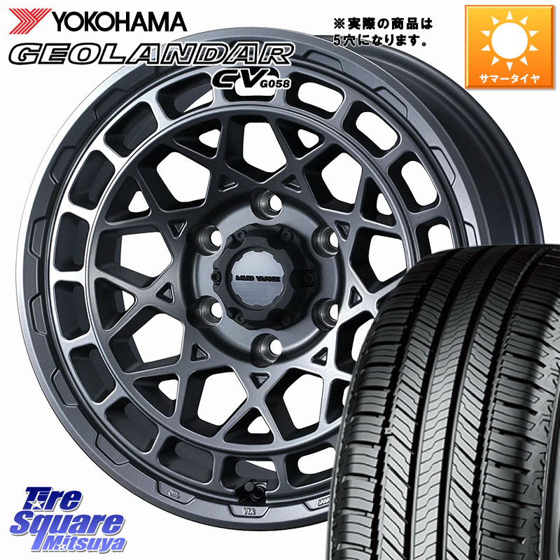 WEDS MUDVANCE X TYPE M ホイール 16インチ マッドヴァンス 16 X 7.0J +35 5穴 114.3 YOKOHAMA R5724 GEOLANDAR CV G058 ヨコハマ 215/60R16