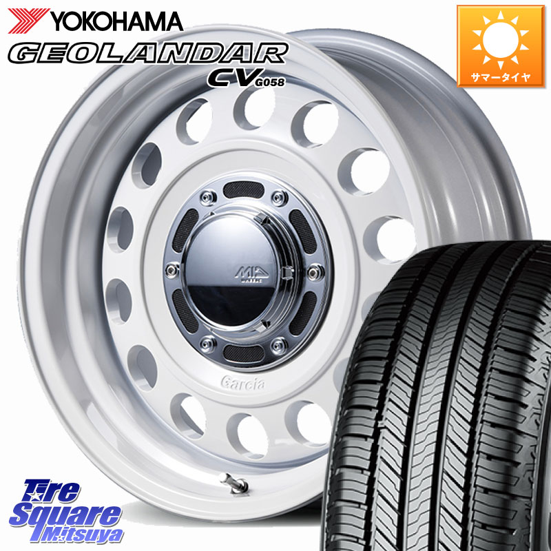 MANARAY MID GARCIA CISCO Type2 ホイール 16インチ 16 X 5.5J +20 5穴 139.7 YOKOHAMA R5710 GEOLANDAR CV G058 ヨコハマ 225/70R16 ジムニー専用(要リフトアップ・オーバーフェンダー等)