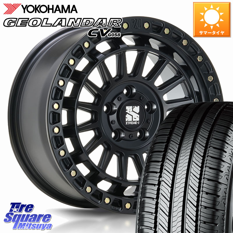 MLJ XJ08 XTREME-J ホイール 16インチ 16 X 7.0J +25 5穴 114.3 YOKOHAMA R5710 GEOLANDAR CV G058 ヨコハマ 225/70R16